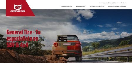 General Tire estrena nueva página web para España