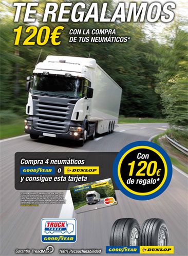 Goodyear Dunlop regala hasta 120€