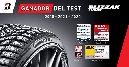 Grandes resultados para el Bridgestone Blizzak LM005