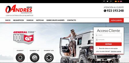 Grupo Andrés estrena su web de última generación