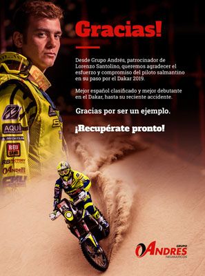 Grupo Andrés felicita a Lorenzo Santolino