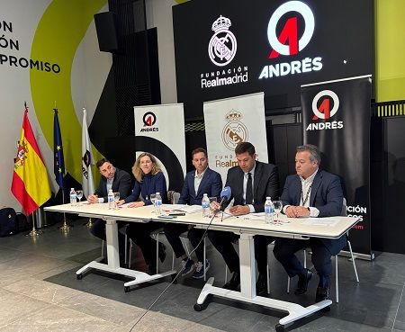 Grupo Andrés firma un convenio con la Fundación Real Madrid
