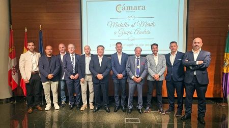 Grupo Andrés recibe la Medalla al Mérito Empresarial de la Cámara de Comercio