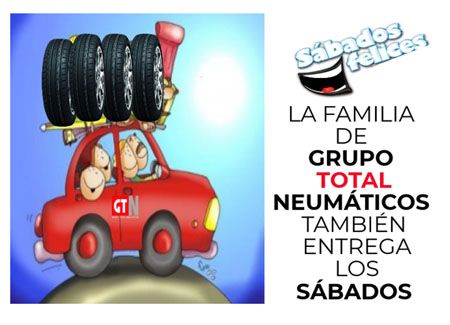 Grupo Total Neumáticos entrega los Sábados