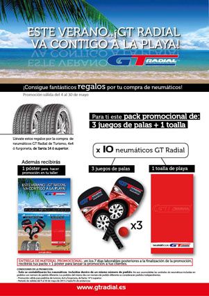 GT Radial se va contigo a la playa