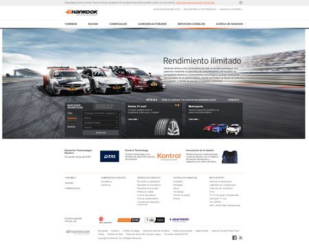Hankook estrena nueva página web