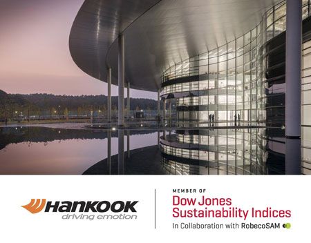 Hankook, incluida en los Índices de Sostenibilidad de Dow Jones
