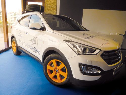 Hyundai Santa Fe coche oficial del Desierto de los Niños