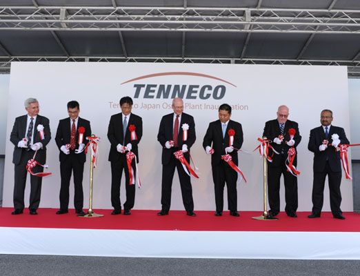 Inauguración de la planta Tenneco en Osaka (Japón)
