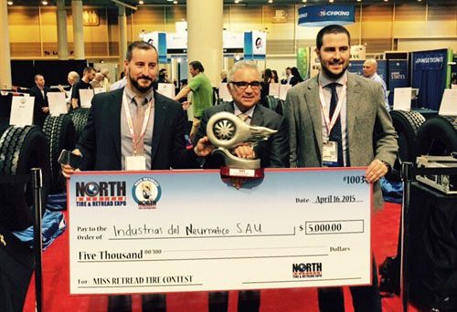 Insaturbo premiada en North American Tire & Retread Expo 2015