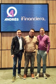 Javier Andrés, Mikel Payo e Iván Andrés