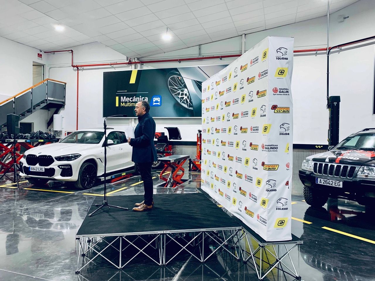 Joaquín Pérez durante la presentación