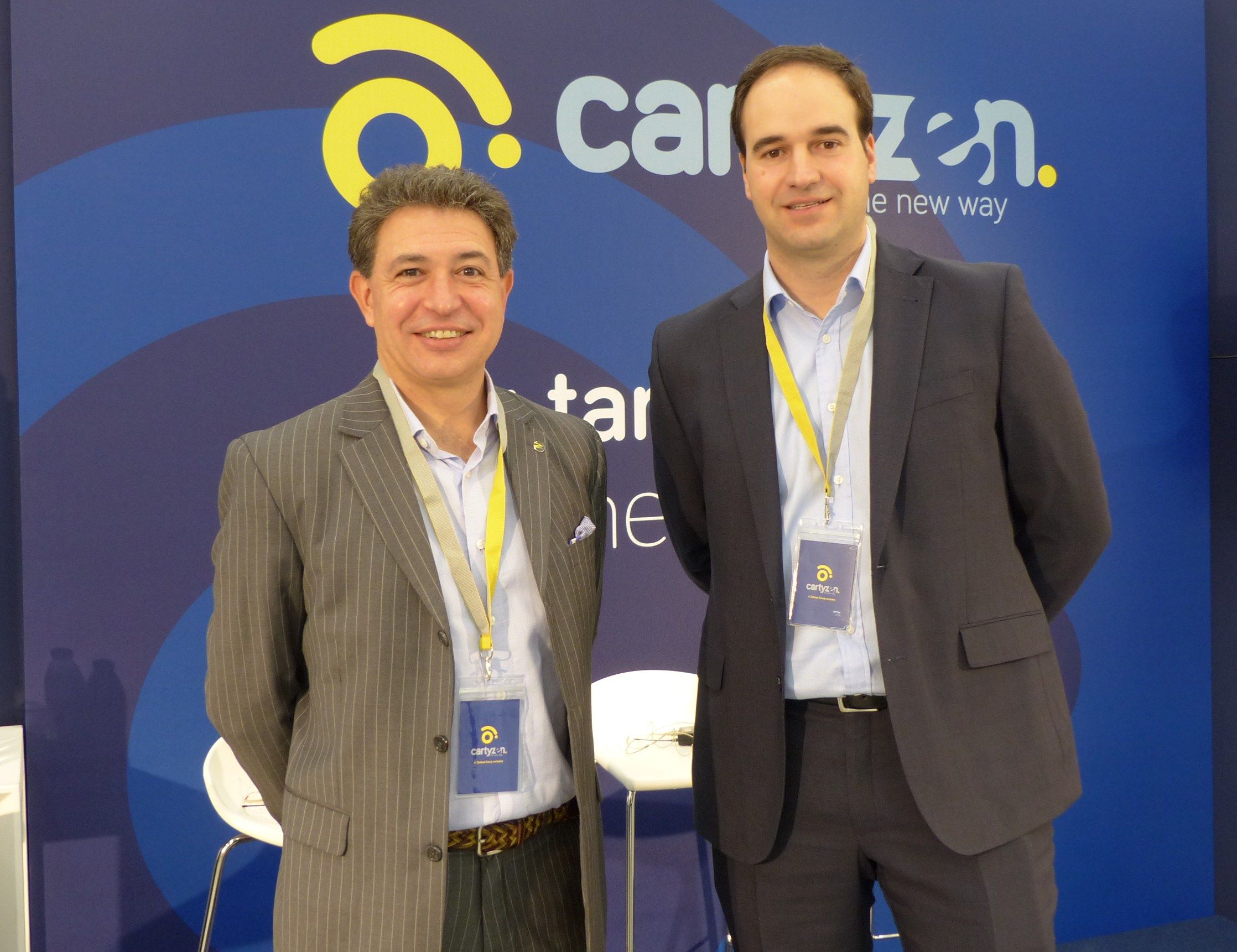 Jorge Crespo, director general de Zenises, y Javier Iglesias, director general de Cartyzen