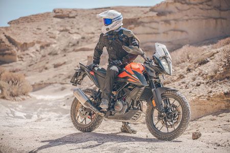 KTM 390 Adventure con Continental TKC 70