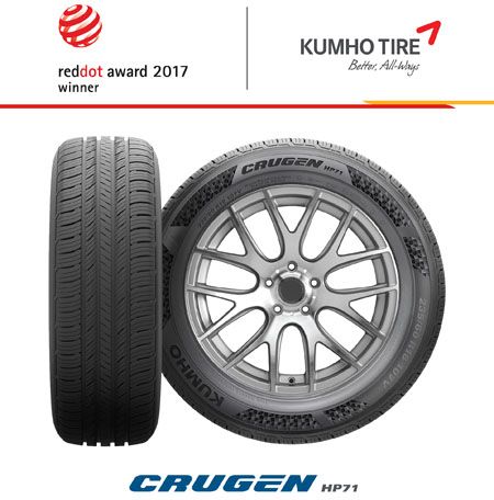 Kumho gana el premio Red Dot Design con el CRUGEN HP71
