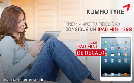 Kumho Tire premia la fidelidad con un iPad