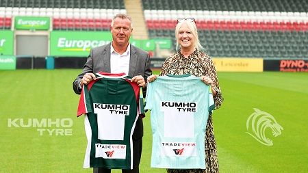 Kumho Tire, socio oficial del equipo de rugby Leicester Tigers