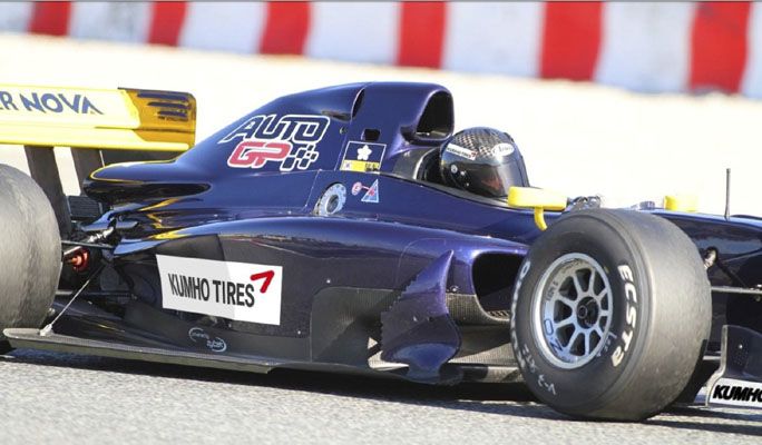 Kumho Tires prueba sus neumáticos para F1