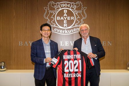 Kumho Tyre amplía su patrocinio con el Bayer 04 Leverkusen