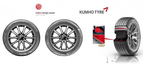 Kumho Tyre recibe el premio de diseño Red Dot 2015