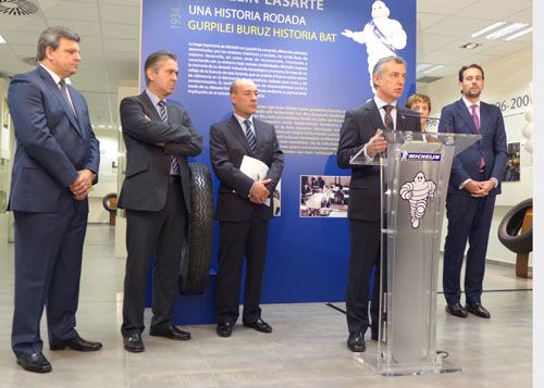 La fábrica de Michelin en Lasarte cumple 80 años