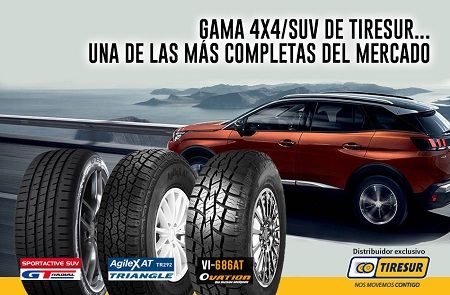 La gama 4x4/SUV de Tiresur sigue creciendo