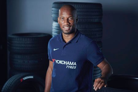 La leyenda del Chelsea Didier Drogba y embajador de la campaña