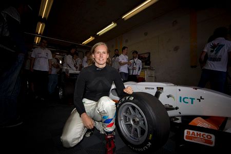 La piloto holandesa Beitske Visser