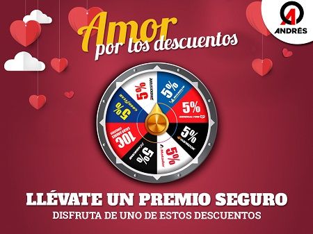 La Ruleta de Descuentos de Neumáticos Andrés 