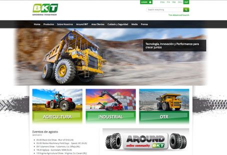 La web de BKT ahora en francés, alemán, español e italiano