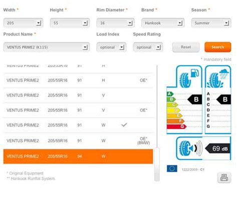 Label Finder de Hankook