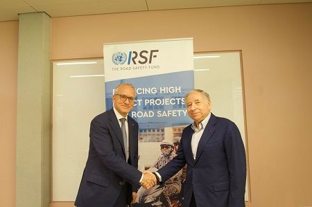 Laurent Dartoux junto a Jean Todt