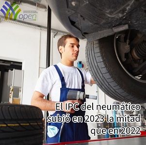 Los precios de los neumáticos subieron en 2023 un 6%