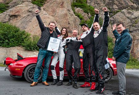 Los protagonistas del récord