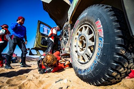 Los tres primeros han utilizado neumáticos BFGoodrich
