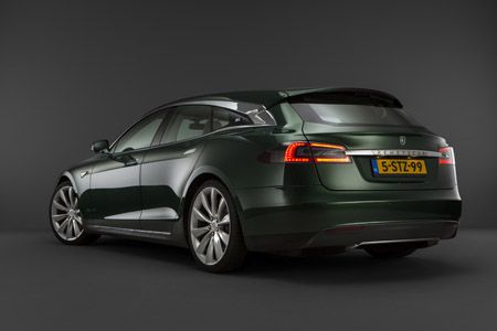 Los Vredestein Ultrac Vorti visten al Tesla Model S Shooting Brake