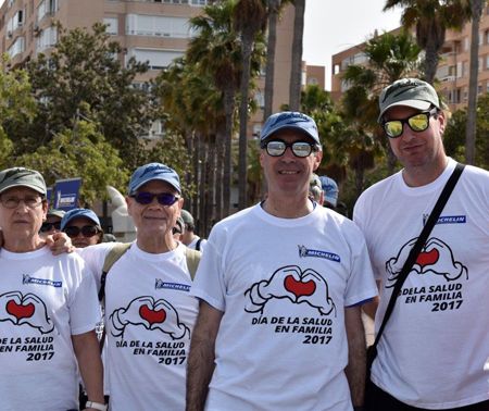 Marcha 'Por 1 millón de pasos' de Michelin 
