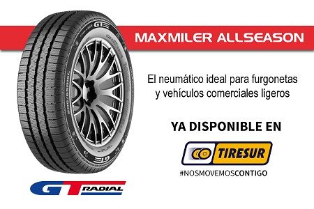 Maxmiler AllSeason de GT Radial llega a Tiresur
