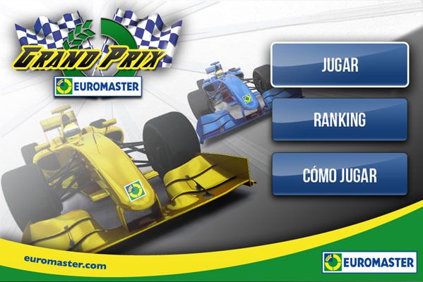 Menú de la APP Euromaster Grand Prix
