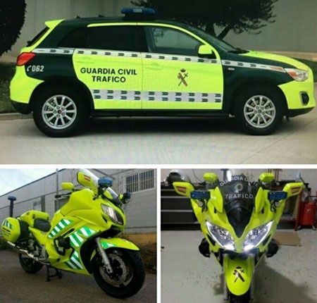 Michelin equipará todos los vehículos de la Agrupación de Tráfico de la Guardia Civil