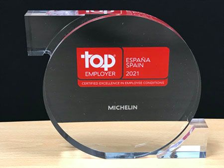 Michelin España recibe la certificación 'Top Employer 2021'