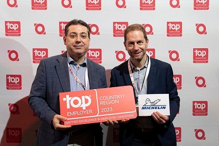 Michelin España recoge el certificado 'Top Employer' 2023
