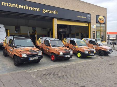 Midas en el rally Panda Raid