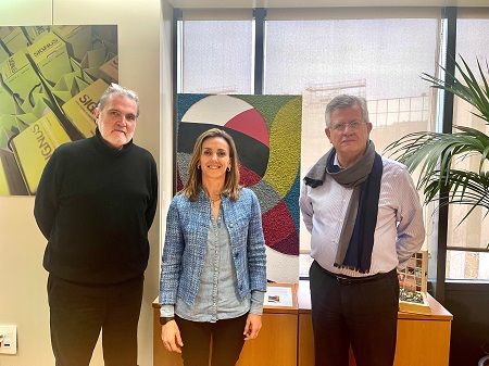 Miguel Ángel Invarato, Isabel López-Rivadulla y Gabriel Leal