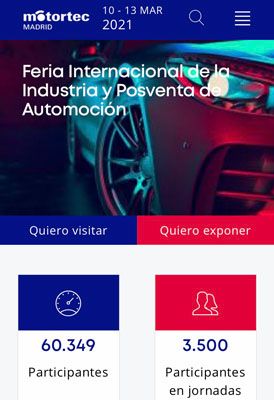 Motortec Automechanika Madrid 2021 estrena Web