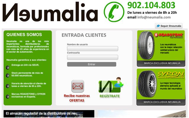 Neumalia renueva la imagen de su web