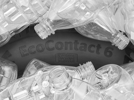 Neumáticos Continental con poliéster fabricado a partir de botellas de plástico recicladas