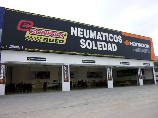 Neumáticos Soledad, taller Confortauto Hankook Masters