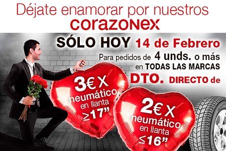 NEX celebra San Valentín con descuentos