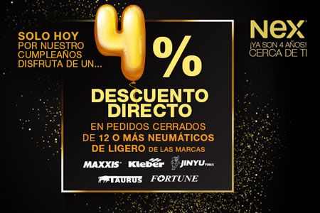 NEX celebra su 4º aniversario